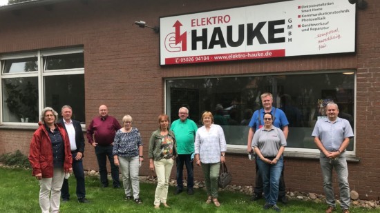 SPD Kreistagsfraktion besucht Elektro-Hauke GmbH